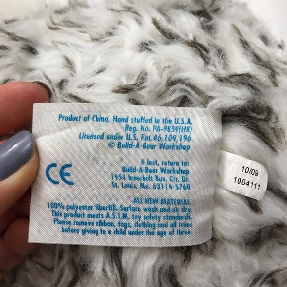 Build-a-Bear Snowy Owl Hedwig 14" Plush EUC Swivel Rotating Head Spotted - Picture 9 of 12